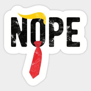 Nope Trump anti trumpdemocrat 2020 Sticker